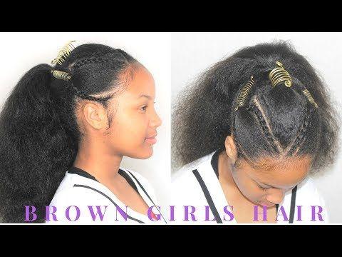 Braids And Horse Tail Style Together Braids Hairstyles For