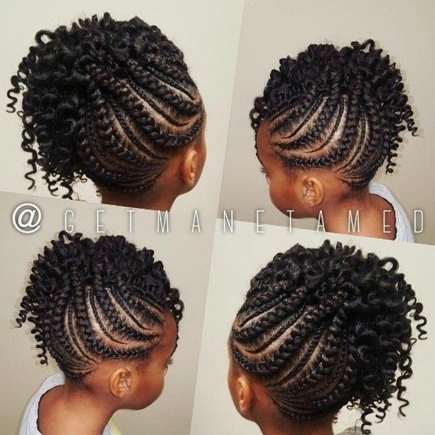 1,423 Likes, 11 Comments - 4cHairChicks (@4chairchicks) on Instagram: “4cHCFallStyles 5. Updo Try flat twists or braids and just let your kinky curls cascade out of…”