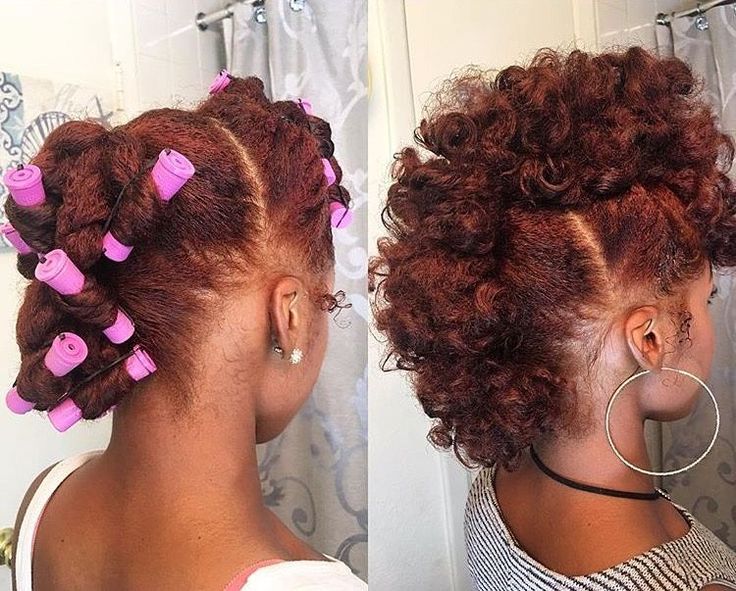 3,276 Likes, 21 Comments - naturalhair ❤️ (@myhaircrush) on Instagram: “Repost @kishmykurls ・・・ Frohawk pin-up! 💁🏾 3 Separate sections (Front/middle/back) 3-4 twist in…”