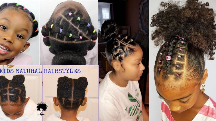 Hairstyles for various hair textures - straight, wavy, curly, coily