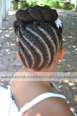 Braided Updo | 37 Creative Hairstyle Ideas For Little Girls