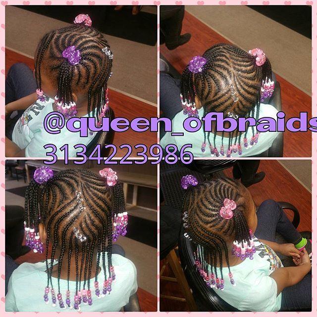 Perfect Hair Braiding Models For Little Black Girls Braids