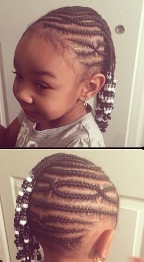 Braids, Thats really pretty, but how would you get the child to sit still long enough?!