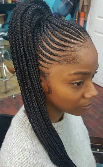 Cornrow braids