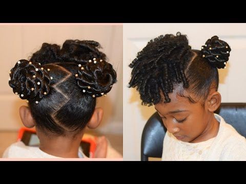 Crown/Halo Twist | Kids Natural Hair | Back To School Hairstyles | IAMAWOG - YouTube