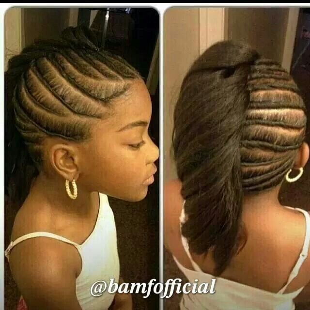 Create A Style By Bending Your Daughter S Hair Braids