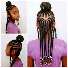 Fulani Inspired Braids with Beads