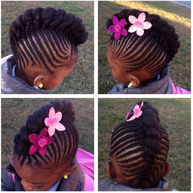 Beautiful Child S Hair Styles You Can Do At Weddings Braids Hairstyles For Black Kids