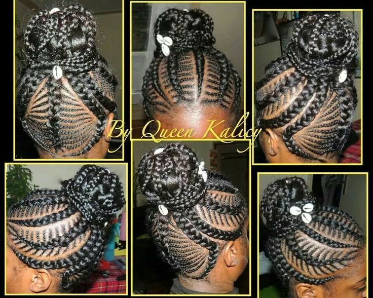How Very Creative - www.africanhairstyles.org/cutest-black-kids-braid-styles/ community/hairstyle-gallery/braids-twists/creative-4/ braids seashells updo