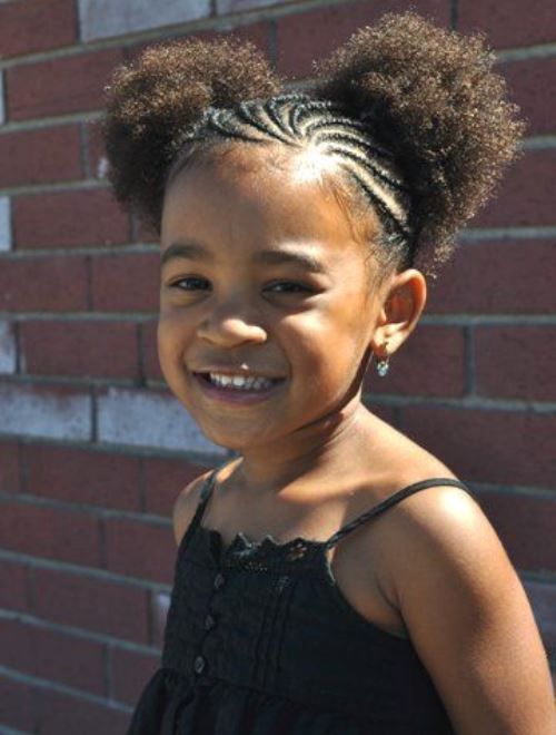 Pretty Braided Hairstyles For Kids With Natural Hair Braids Hairstyles For Black Kids