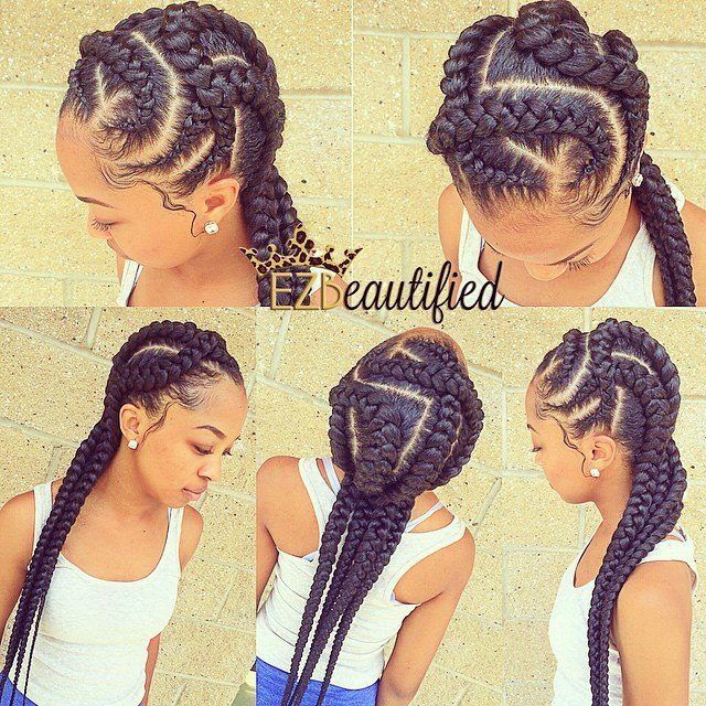 these braids are everything (natural hair, black hair, hairstyles for black girls)