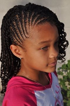 This black magazine features a section on hair styles for black girls similar to the sections seen in black hair magazines. Description from…