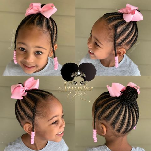 fillette childrenhairstyles plaited braidart childrensbraids noirs petites laststeppin fulani hairstylesforwomen ankarafashion popularhairdos blackhair