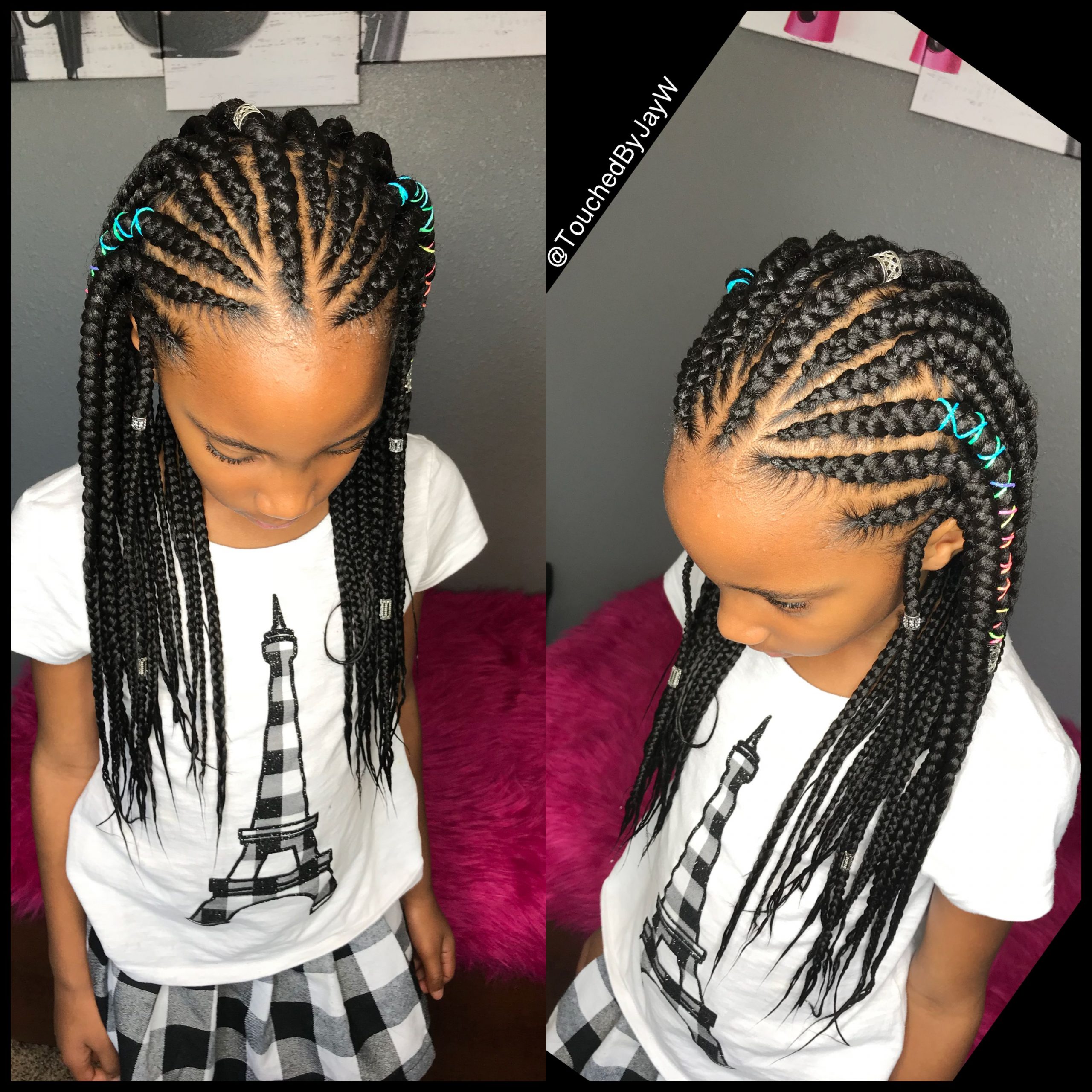 Childish Hairstyle For Trendy Black Girls - Braids ...