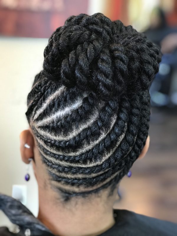 Simple Natural Hair Cornrow: Great Hairstyle For Short Hair Lovers