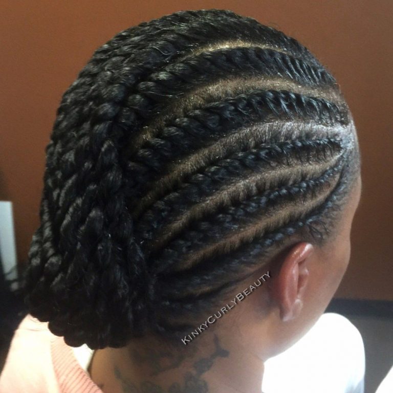 Simple Natural Hair Cornrow: Great Hairstyle For Short Hair Lovers