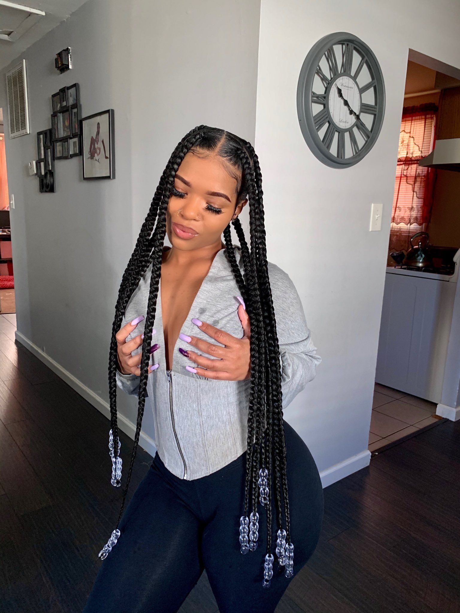cute box braid hairstyles cute box braid hairstyles