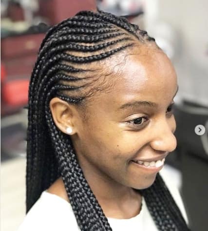 Top 77 Braids for Black Kids 2021 -To Give Them A Beautiful Look To Flaunt 22 Center Parted Long Braids