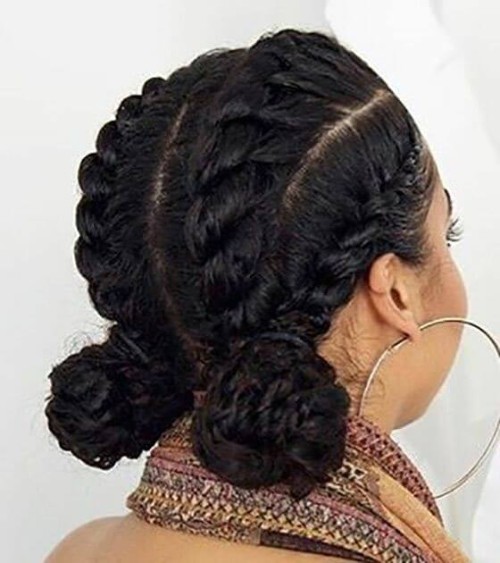 Medium Goddess Braids