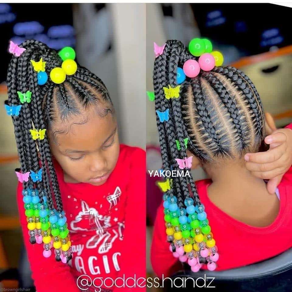 18 Black Natural Hairstyles For Kids - Kid's Braided Hairstyles 2022