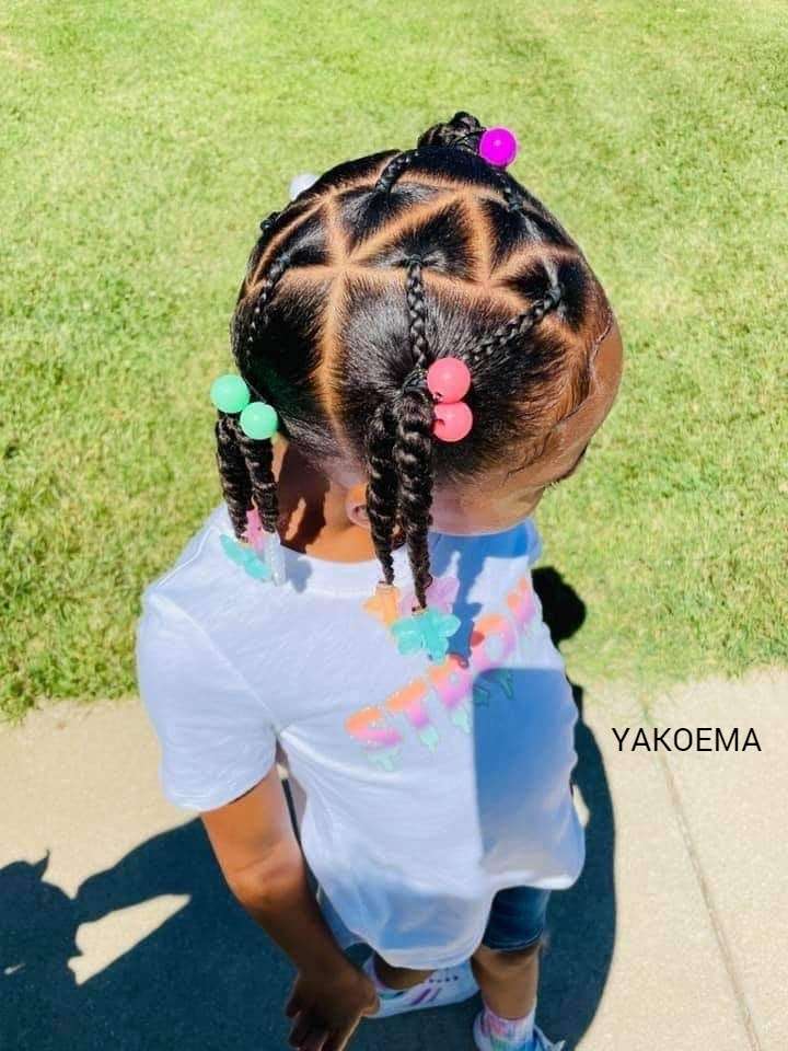 18 Black Natural Hairstyles For Kids - Kid's Braided Hairstyles 2022