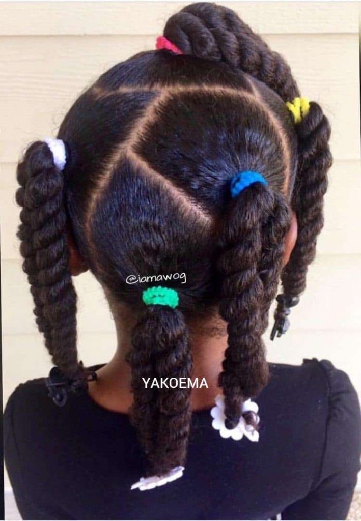 18 Black Natural Hairstyles For Kids - Kid's Braided Hairstyles 2022