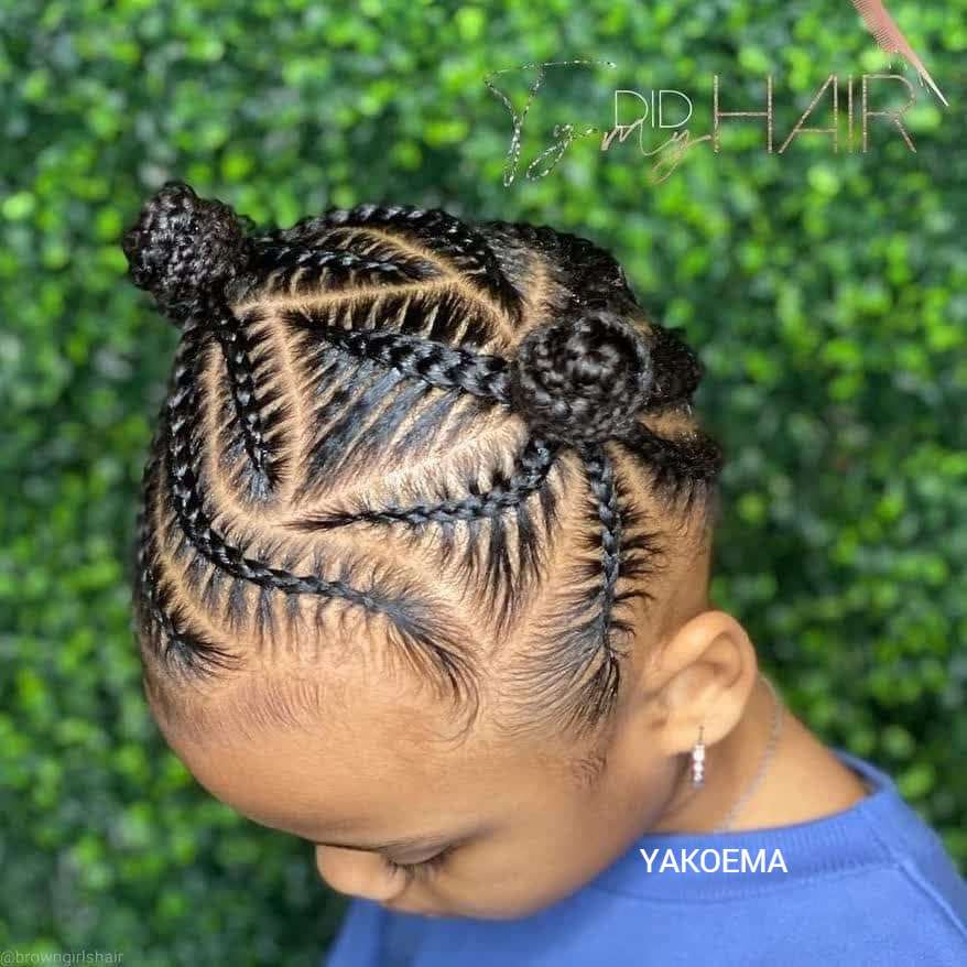 18 Black Natural Hairstyles For Kids - Kid's Braided Hairstyles 2022