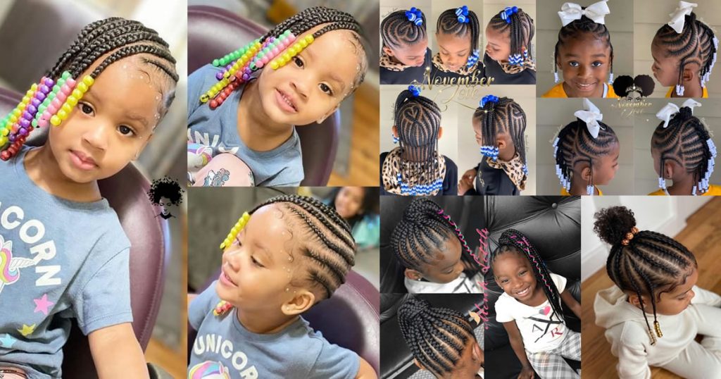2023 Amazing Braid Hairstyles For Kids Compilation | Cute Braids ...