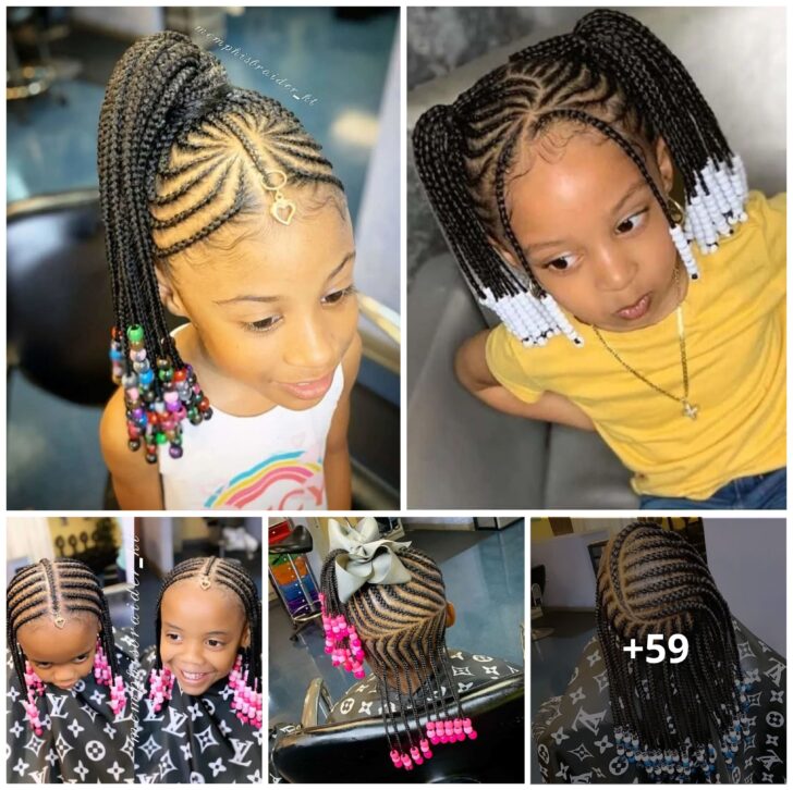 Braids for Kids 59 Kids Braids with Beads Hairstyles