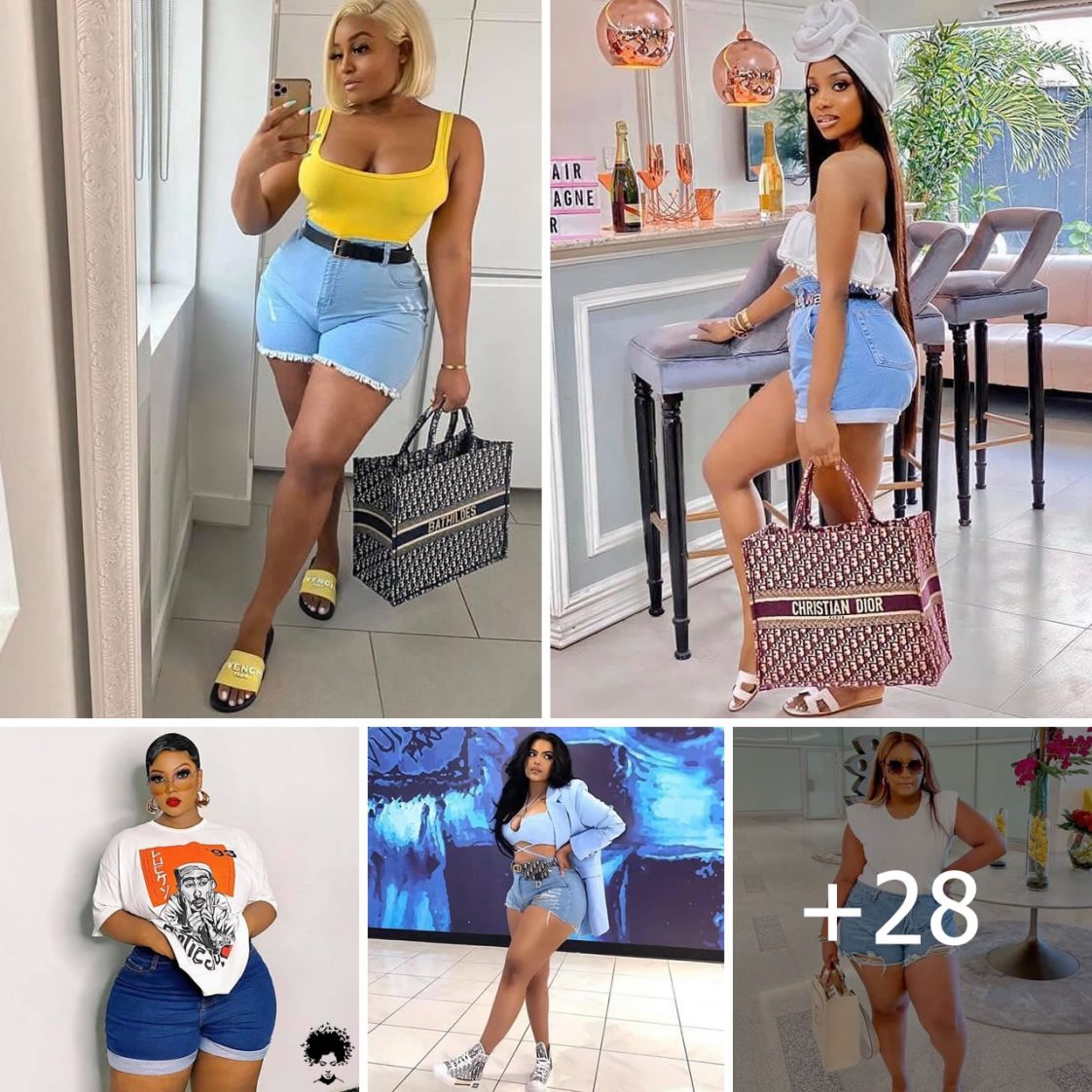 28 Fresh Ways to Wear Jean Shorts for Summer 2023 Braids Hairstyles