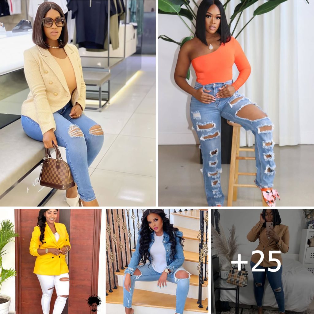 21 Ripped Jeans Outfits That You’ll Want To Rock Every Day – Braids ...