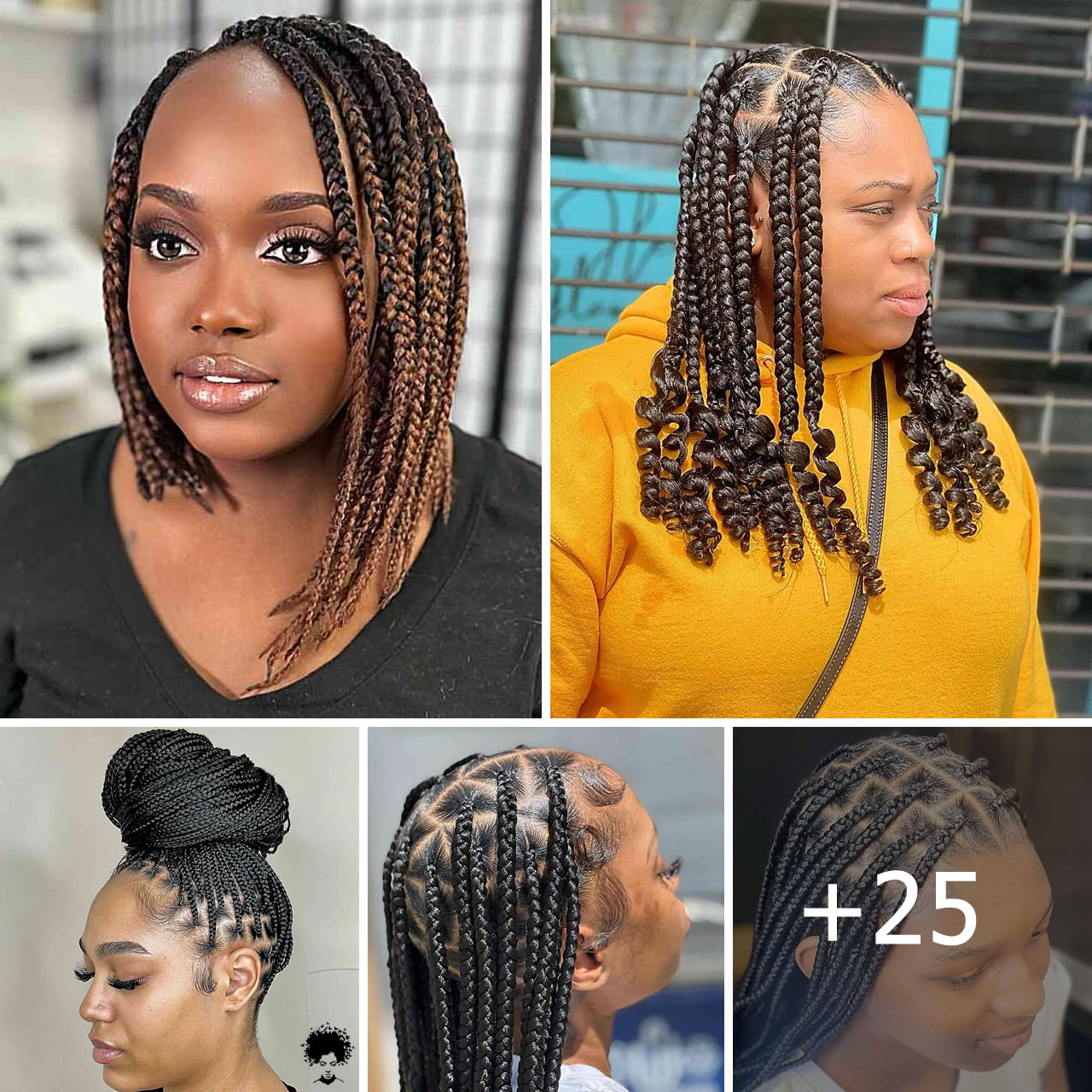 25 Hottest Knotless Box Braids Hairstyles Women of Color Are Getting in ...