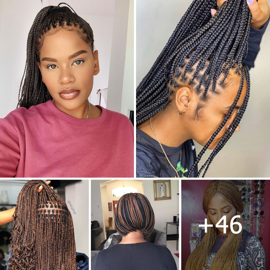 46 Micro Braids Hairstyles To Copy In 2023 – Braids Hairstyles for Kids