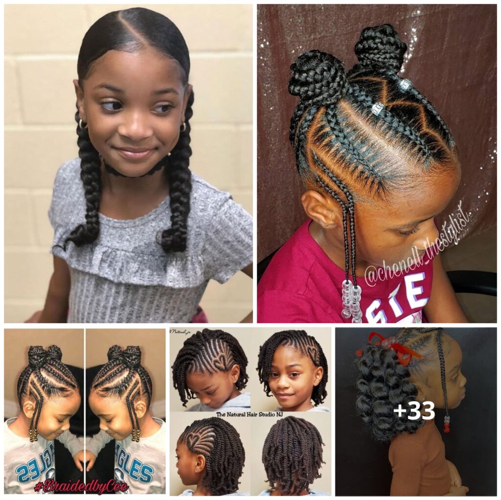  33 Braid styles For Little Girls With Natural Hair – Braids Hairstyles ...